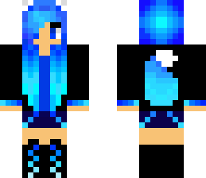 another wolf girl black and blue