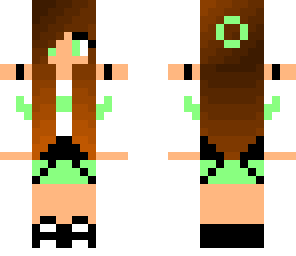mint mustache girl