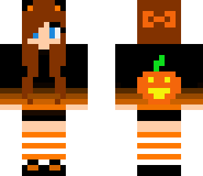 halloween pumpkin girl