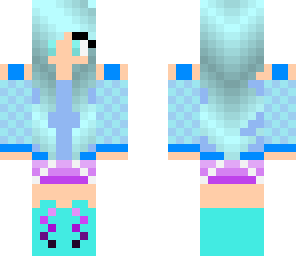 blue girl