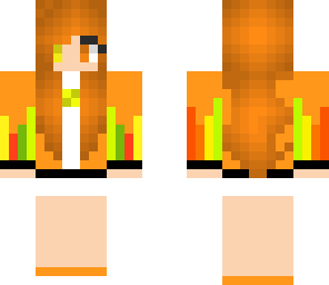 orange tech girl