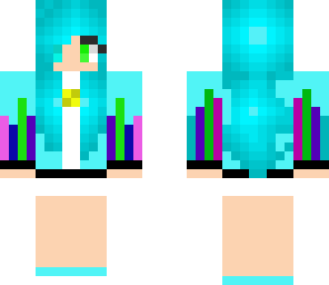 blue tech girl