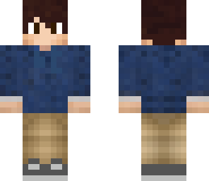 teen blue shirt