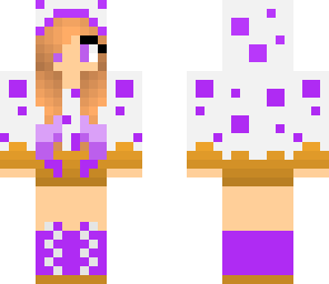 purple cupcake girl