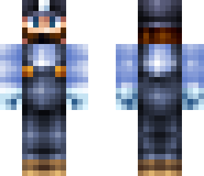 grey white mario
