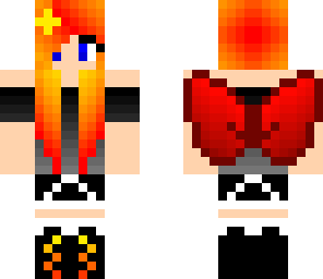fire fairy girl