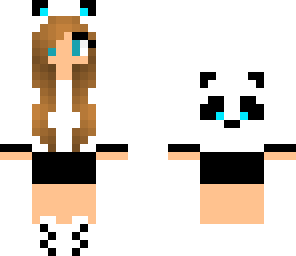 adorable panda girl