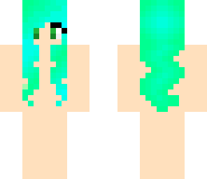 green and blue hair base