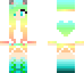 raindow girl cat