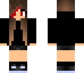 gothic girl red