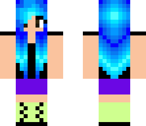 blue hair