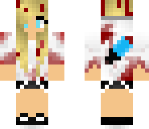 scary zombie killer girl