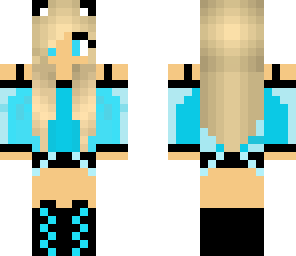 smexy blue cat girl