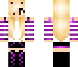 pink purple girl