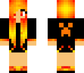 fire lava girl