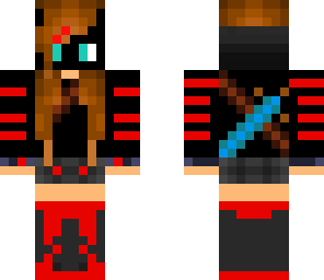 fixed red ninja girl