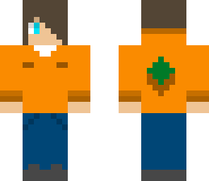 orange hoodie
