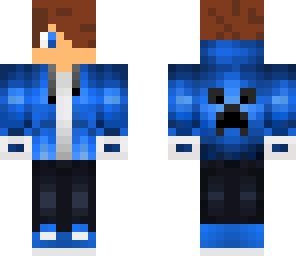 blue man
