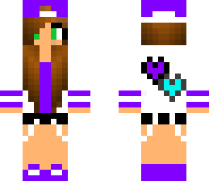 cute purple tomboy