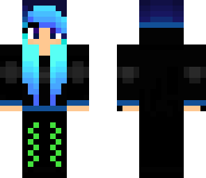 blue girl
