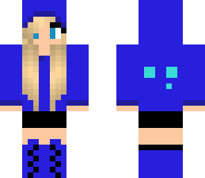 blue slime girl