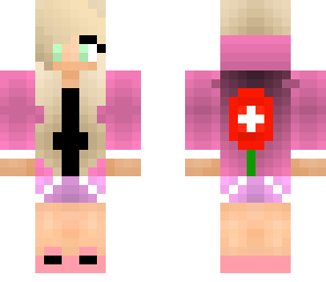 cuteâ rose coat girl