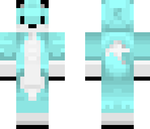 blue cute fox