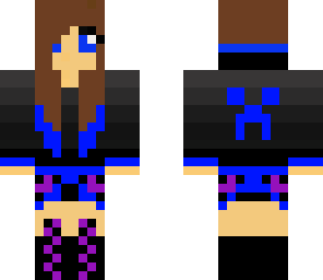 blue and purple gamer