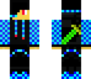 2nd updated version of cool blue boy skin
