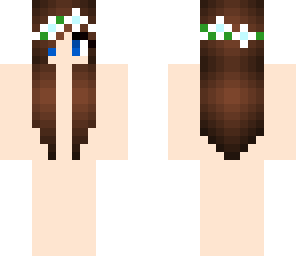 brown flower hair base