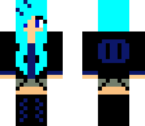 blue pig girl