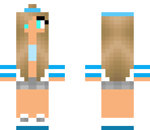 blue tomboy girl