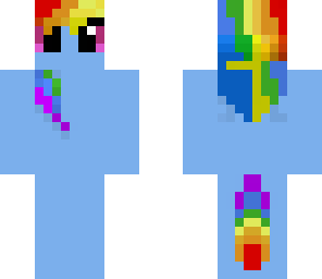 rainbow dash female player model version
