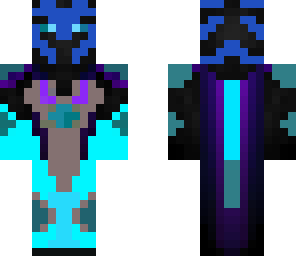 purple blue enderman