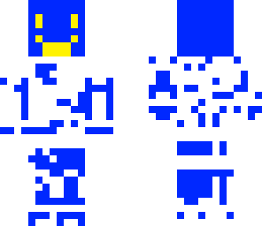 floating blue