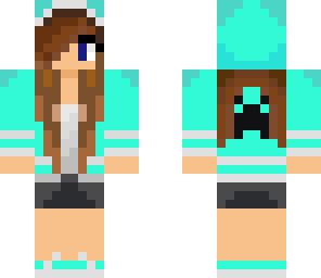 girl in light blue