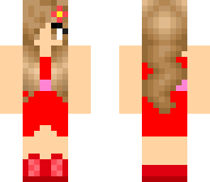 red dress girl