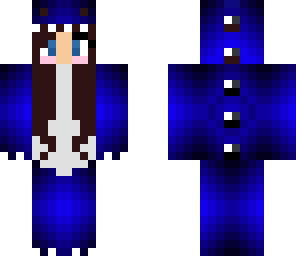 blue dino girl