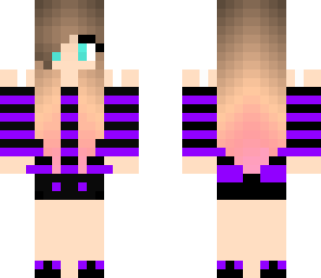 nerdy purple girl