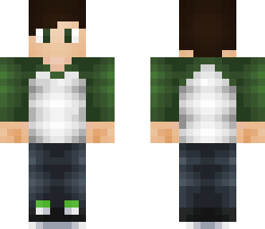 green t-shirt