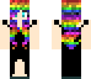 rainbow prom dress