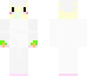 costume bunny with cake