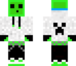 slime with blue headphones