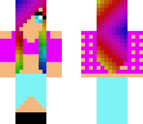 rainbow girl