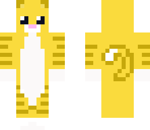 adorable yellow kitten skin