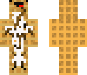 derpy waffle man with wipped cream