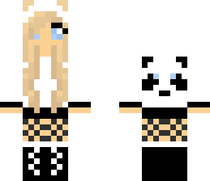 black panda girl