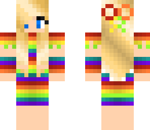 rainbow girl