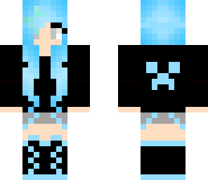 blue creeper hoodie