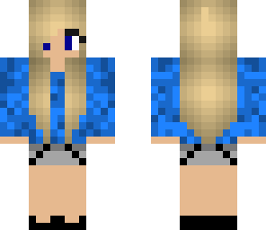 blue beach girl